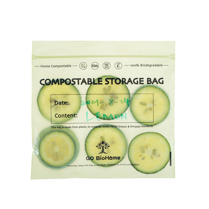 Compostable Ziplock/Food Storage Bag