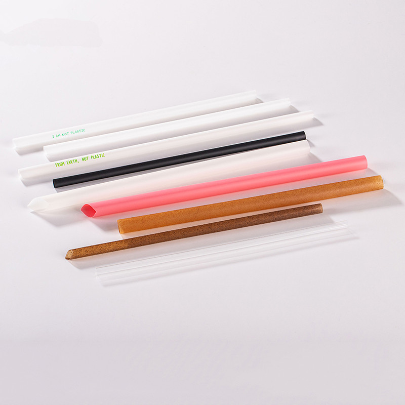 Compostable Coffee Grounds PLA Drinking Straw