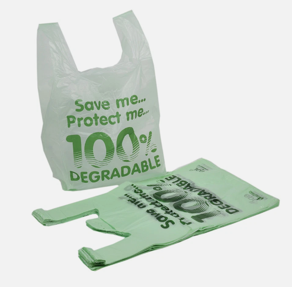 Biodegradable Vest Shopping Bags