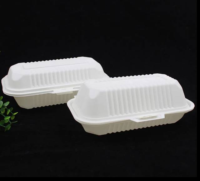 Eco Friendly Biodegradable Disposable Cornstarch Corn Starch Takeaway Bento Lunch Box Food Container