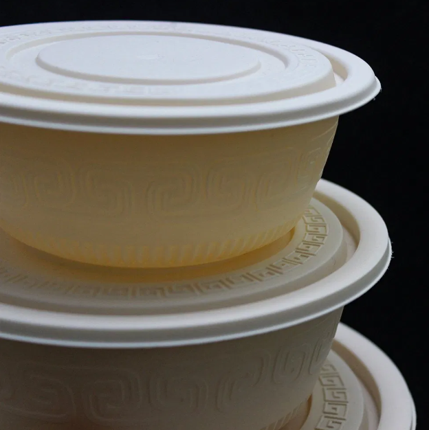 High Quality Biodegradable Cornstarch Disposable Bowl Salad Dessert Bowl