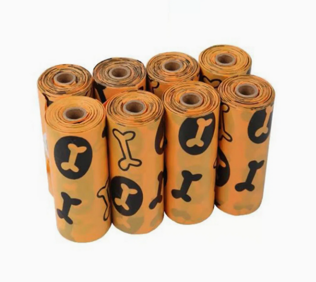 Custom Printed Colorful Eco Friendly Compostable Plastic Trash Garbage Pet Dog Waste Poop Bag