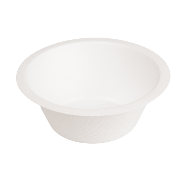 100% Biodegradable Eco-Friendly High Quality Disposable Sugarcane Bagasse Fiber Pulp Paper Bowl Soup