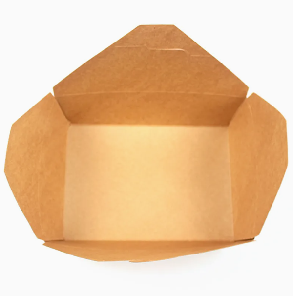 Disposable Paper Tableware Paper Natural Color Box Customziable for Party
