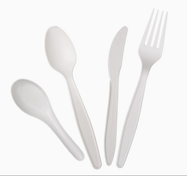 Eco-Friendly Disposable Utensils – Degradable Forks, Knives, Spoons for Parties