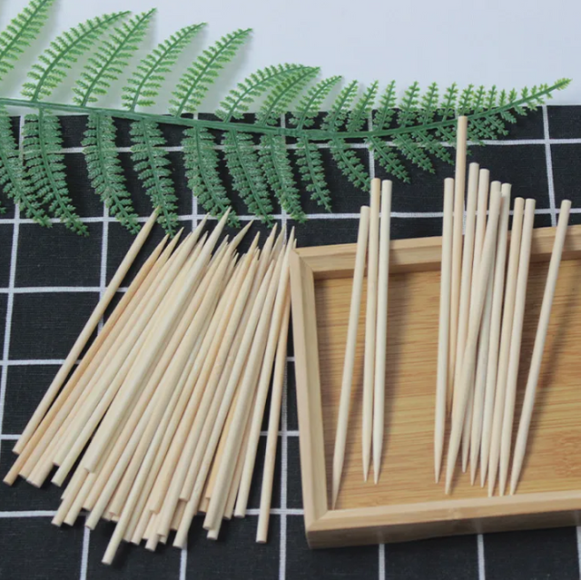 Biodegradable Disposable And Eco-Friendly Carbonization Bamboo Tableware Stick For BBQ Made In China