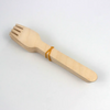 Eco-Certified Biodegradable Wooden Forks with Custom Logo - Sustainable Branded Cutlery Made in China