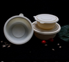 Green Disposable Noodle Bowls – Renewable Bagasse Material & Oil-Resistant