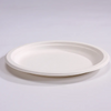 Biodegradable Sugarcane Bagasse Tableware Dish Carry-out Tableware Takeaway Compostable Sugarcane Food Container Pulp Fiber Round Disposable Paper Plate
