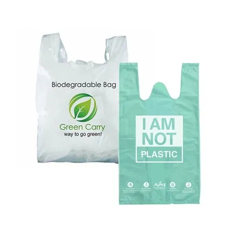 Biodegradable Vest Shopping Bags