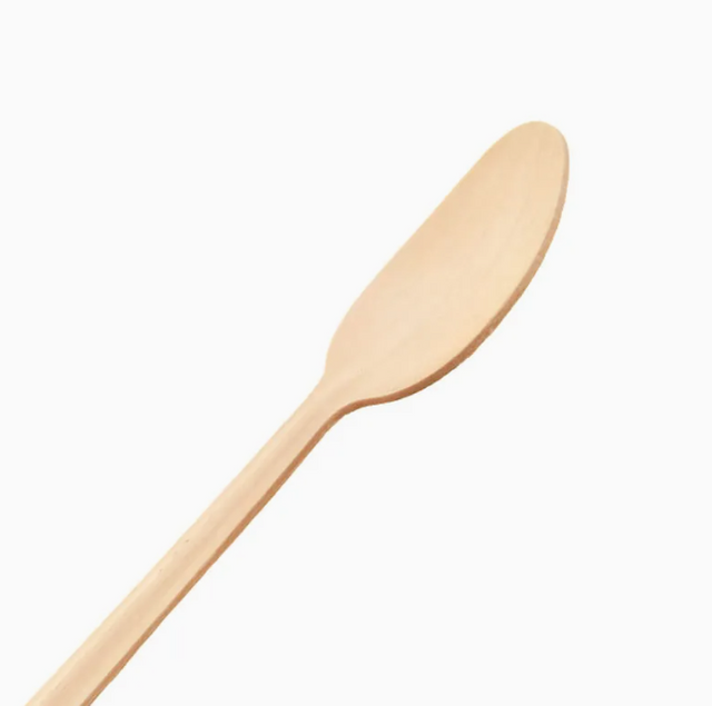 Eco-Certified Biodegradable Wooden Spoons - Individually Poly Bagged Disposable Cutlery Made in China