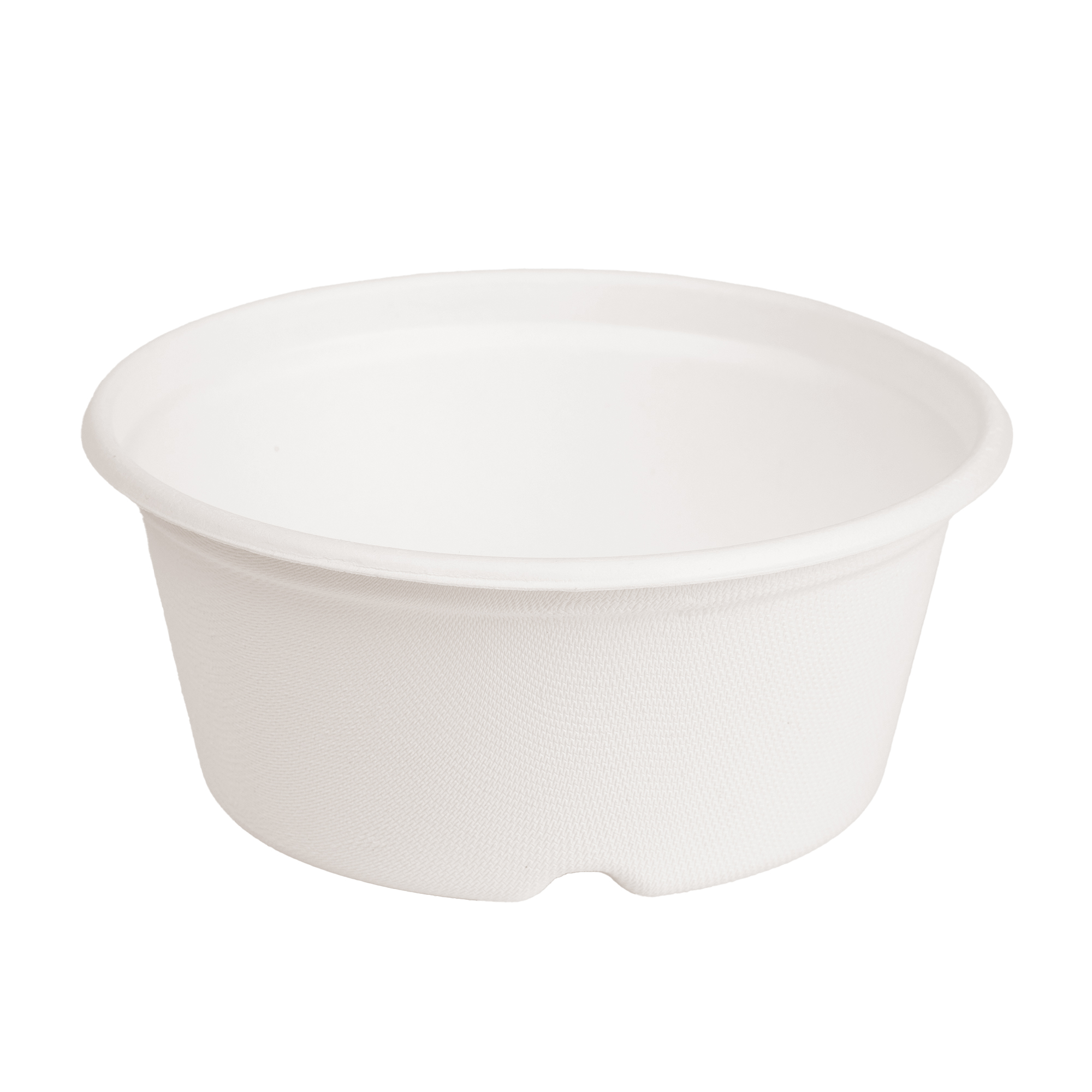  Sugarcane Bagasse Round Bowl Biodegradable Nontoxic Disposable Paper Bagasse Takeaway Tableware