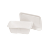 Biodegradable Pfas Free Disposable Packing Box Sugarcane Bagasse Paper Clamshell Takeout Food Box