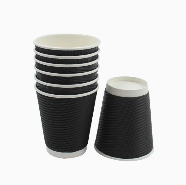 Disposable Paper Cups for Hot Drinks Coffee and tea Biodegradable Compost