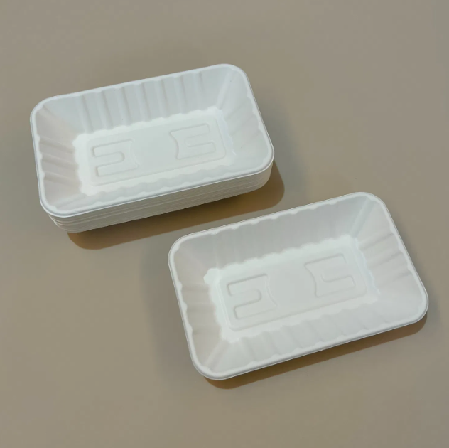 Disposable Biodegradable Compostable Sugarcane Bagasse Tableware Vegetable Fruit Trays
