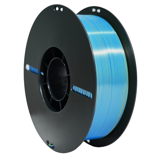 PLA 3D Printing Filament Various Specificions of Beautiful Blue-green Silky Luster