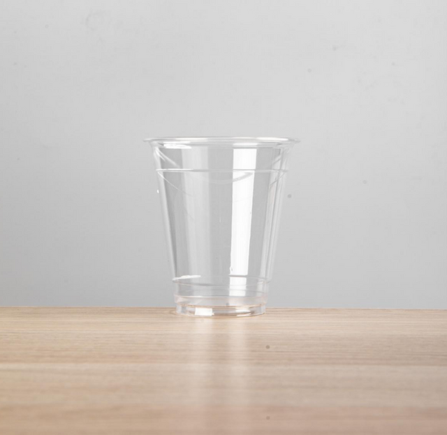 PLA100012 12oz Compostable Clear Cup - Plant-Based Large Biodegradable Drink Cup Bubble Tea Specialist Custom Printing Available 