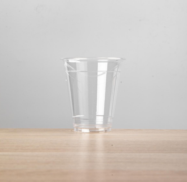 PLA100012 12oz Compostable Clear Cup - Plant-Based Large Biodegradable Drink Cup Bubble Tea Specialist Custom Printing Available 