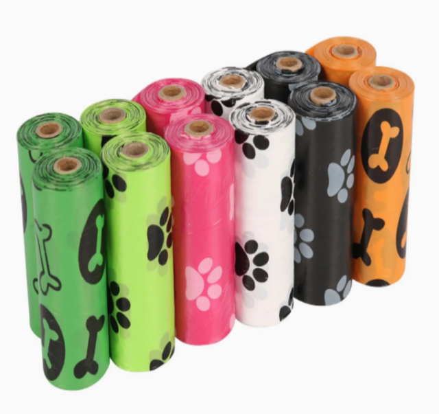 Pet Poop Waste Disposal Bag Biodegradable Compostable Degradable with Custom Label