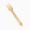 Eco-Certified Biodegradable Wooden Forks with Custom Logo - Sustainable Branded Cutlery Made in China
