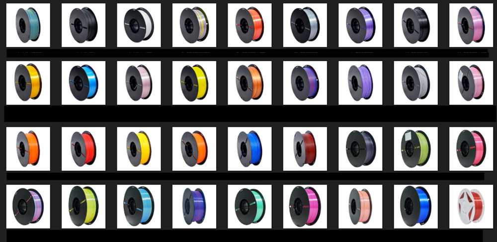 PLA 3d filament color option-zanbio