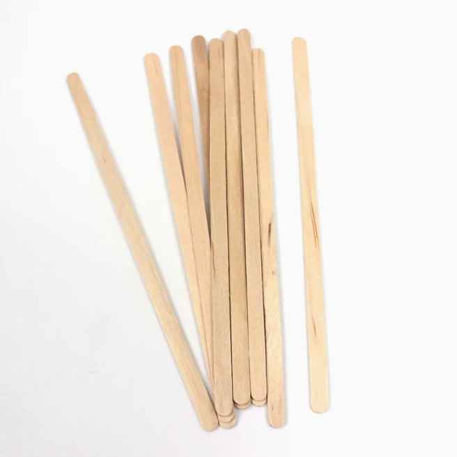 Eco-Certified Biodegradable Wooden Coffee Stirrers - Sustainable Disposable Wooden Sticks Made in China