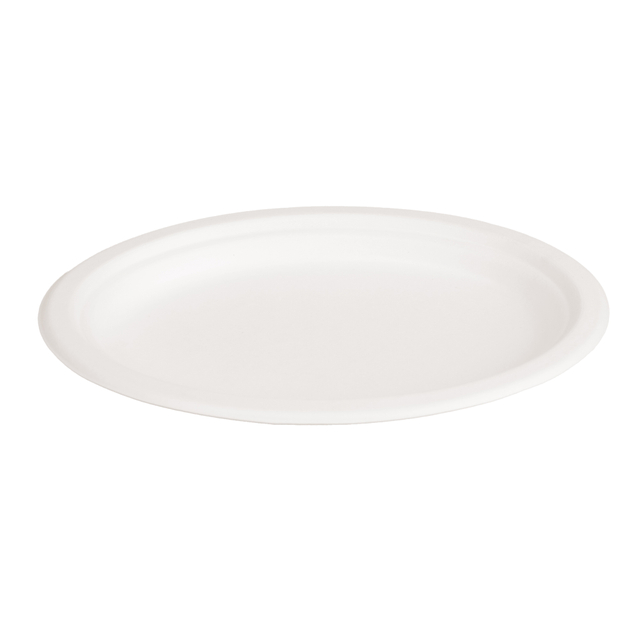Biodegradable Sugarcane Pulp Disposable Plates Bagasse Plates