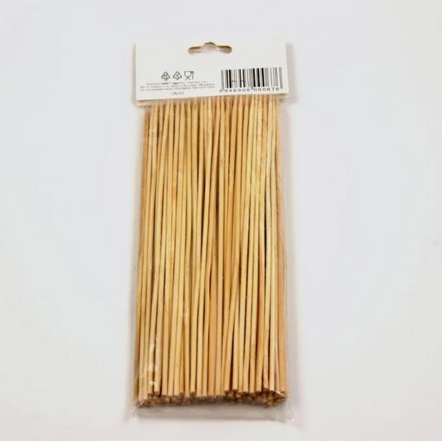 Biodegradable Disposable And Eco-Friendly Carbonization Bamboo Tableware Stick For BBQ Made In China