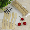 Eco-Certified Biodegradable Carbonized Bamboo Knife - Sustainable Disposable Cutlery Made in China