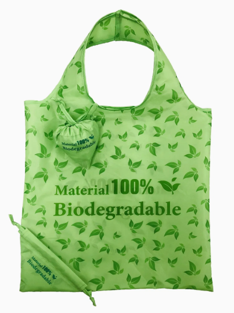 100% Biodegradable Shopping Bag Heat Transfer Printing Folded Pouch