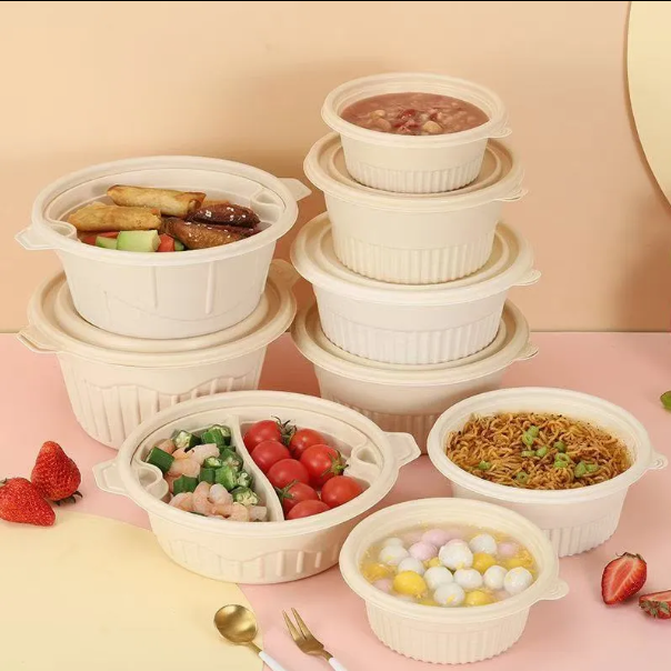 Factory Price Biodegradable Paper Bowl/Disposables Food Packaging Box/Takeaway Box/Paper Contain/Kraft Paper Bowl