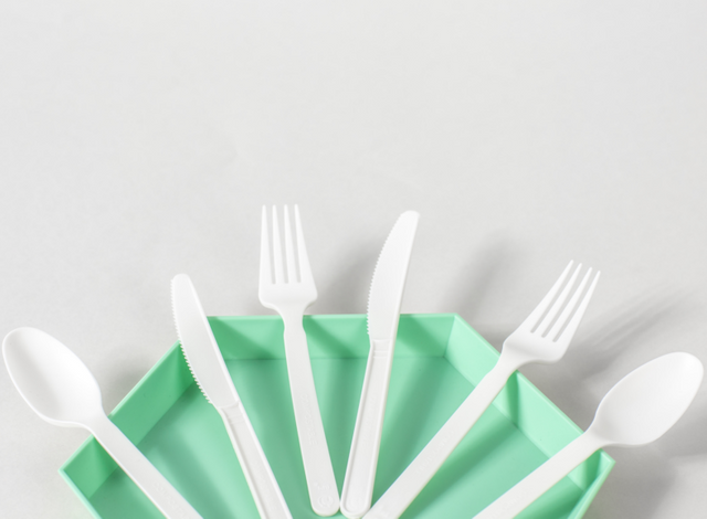 Premium CPLA Cutlery Set - 100% Compostable Forks/Spoons/Knives (EN13432 Certified)