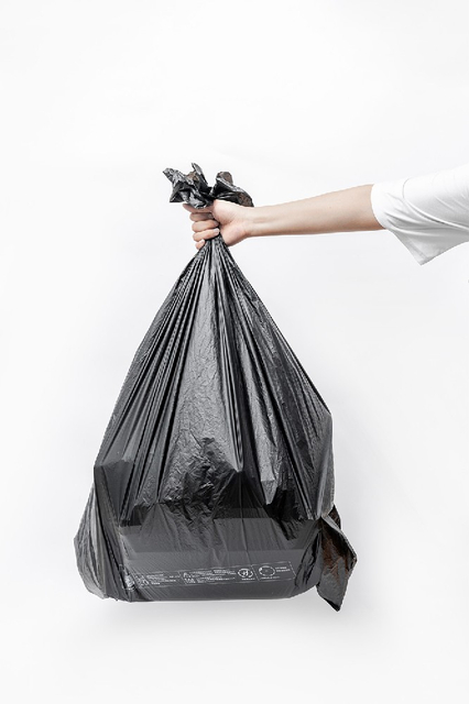 PLA Black Large Trash Bags - Eco-Friendly & Compostable