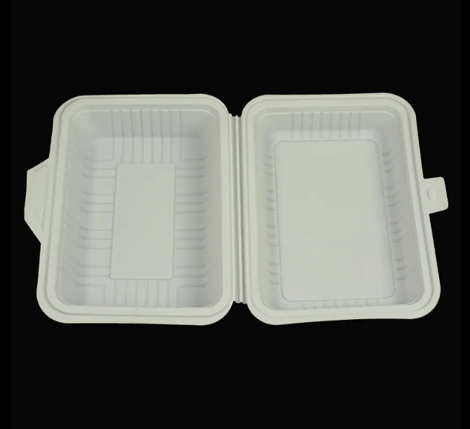 Biodegradable Conrn Starch Food Container Bento Disposable Take out ...