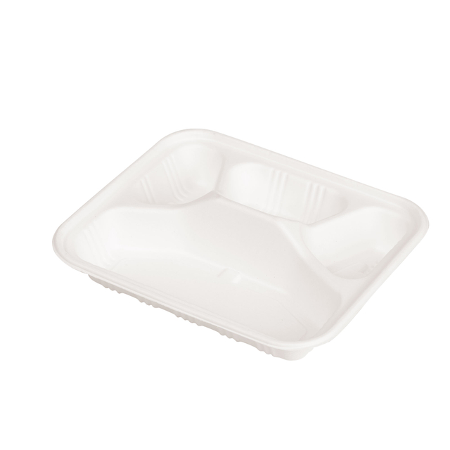 Disposable 6inch Biodegradable Food Packaging Takeaway Lunch Bagasse Clamshell Hamburger Box