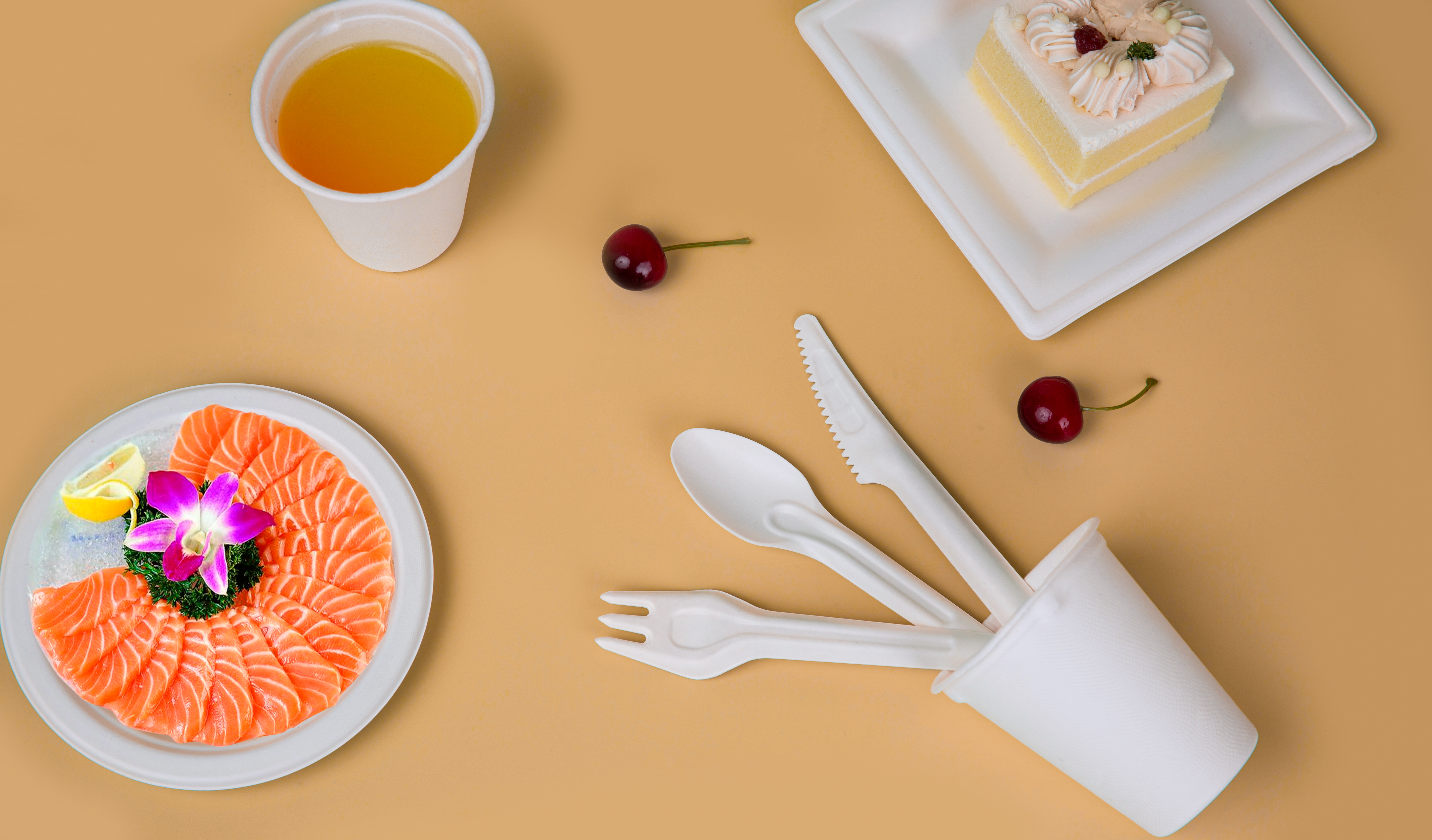 Disposable Spoon Set Knife Fork Spoon Single Spoon and Fork Cutlery Customized Cutlery
