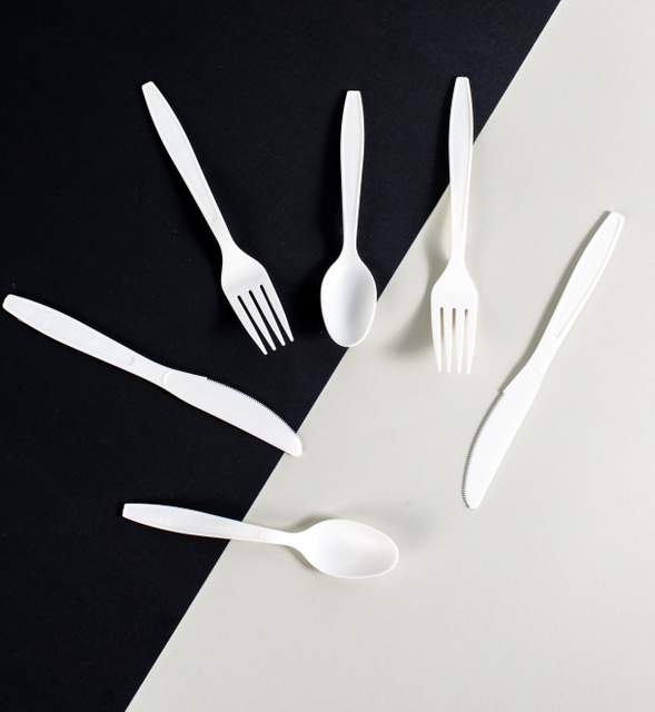China Factory Eco Food-Grade for Cpla Disposable Fork Biodegradable Knife