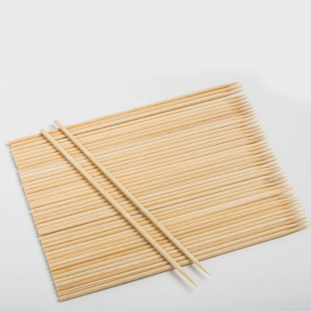 Biodegradable Disposable And Eco-Friendly Carbonization Bamboo Tableware Stick For BBQ Made In China