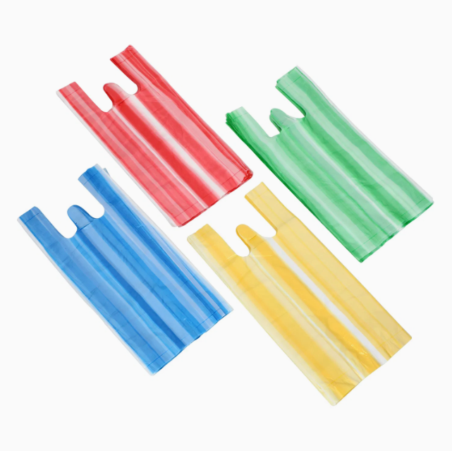 Biodegradable Disposable Custom Factory Direct Sales PLA Handheld Shopping Food Plastic Shopping Bag