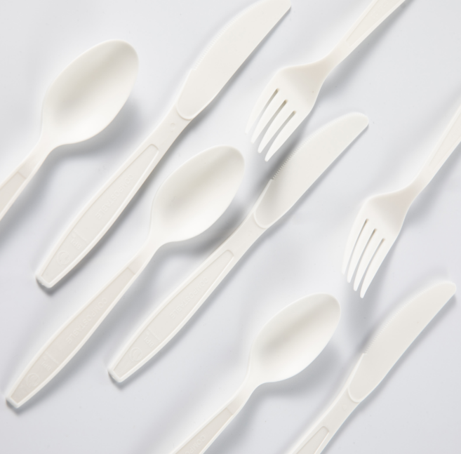 China Factory Eco Food-Grade for Cpla Disposable Fork Biodegradable Knife