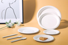 Sustainable Biodegradable Packaging 12oz Round Sugarcane Bagasse Bowl