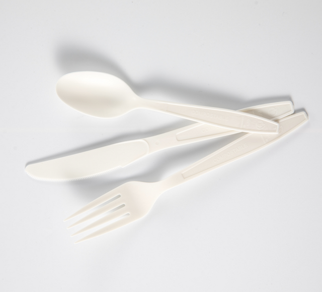 China Factory Eco Food-Grade for Cpla Disposable Fork Biodegradable Knife