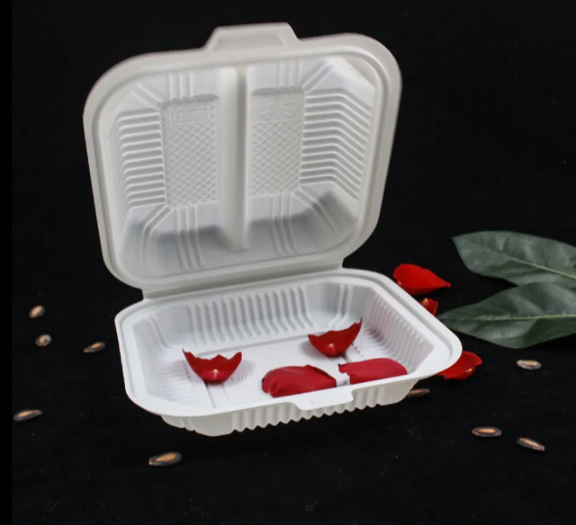  Eco Friendly Biodegradable Disposable Cornstarch Corn Starch Takeaway Bento Lunch Box Food Container