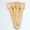 Eco-Certified Biodegradable Wooden Forks with Custom Logo - Sustainable Branded Cutlery Made in China
