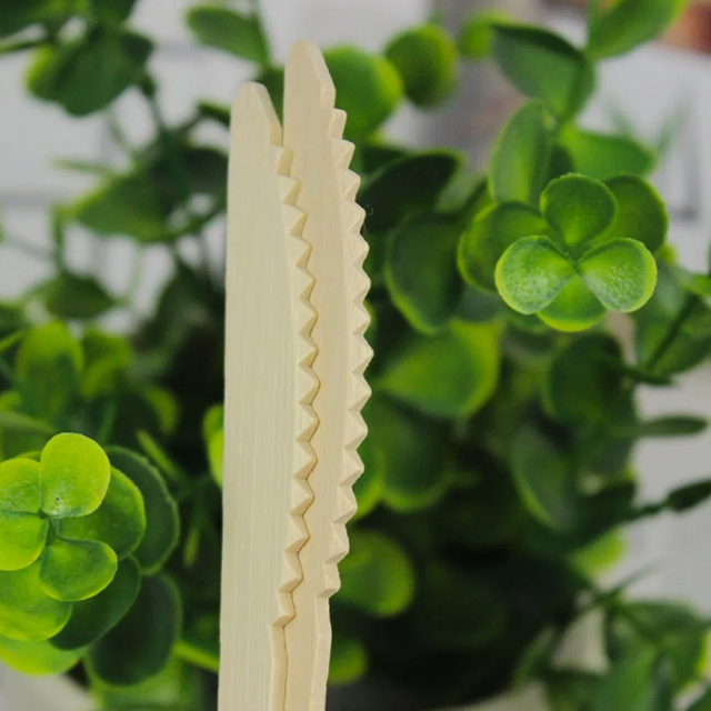 Eco-Certified Biodegradable Carbonized Bamboo Knife - Sustainable Disposable Cutlery Made in China