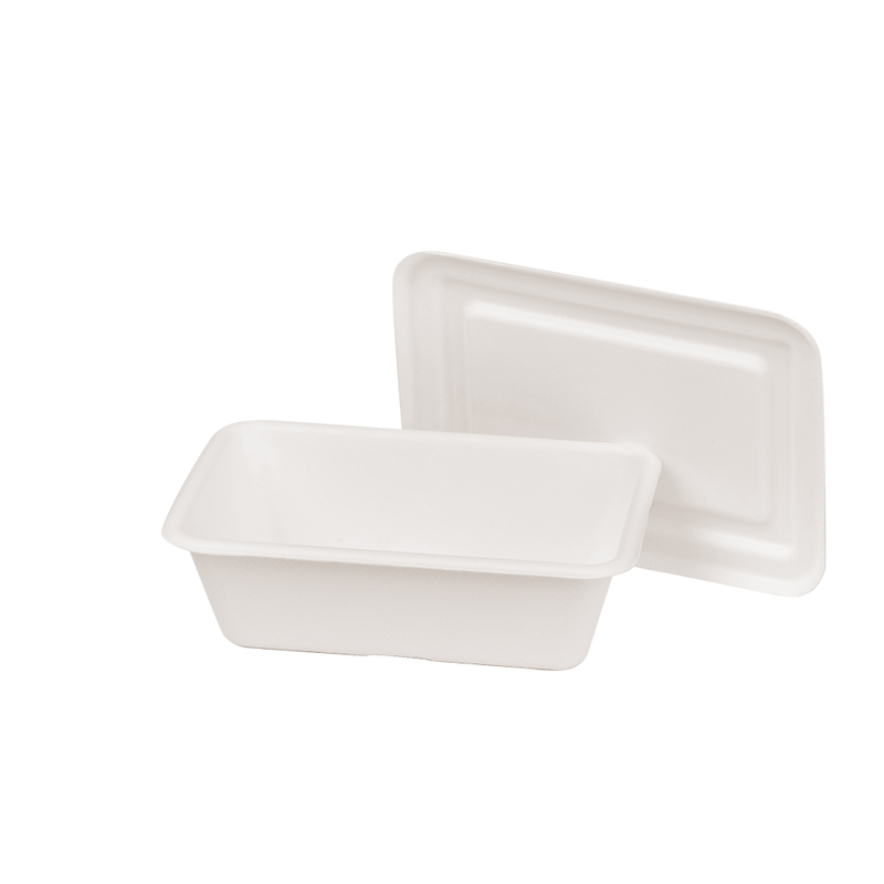 Delivery of Disposable Lunch Container Sugarcane Bagasse Pulp Fast Food ...