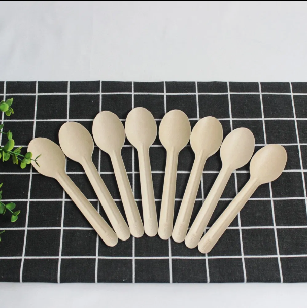 Wholesale Customized Disposable Cutlery Ice Cream Paper Spoons