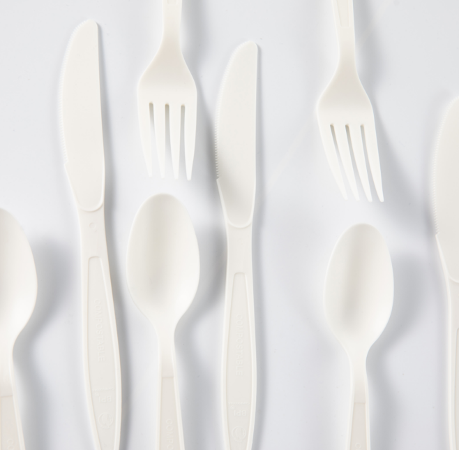 Family-Friendly Cpla Cutlery Set, Compostable, Cutlery Kit, Biodegradable Safety
